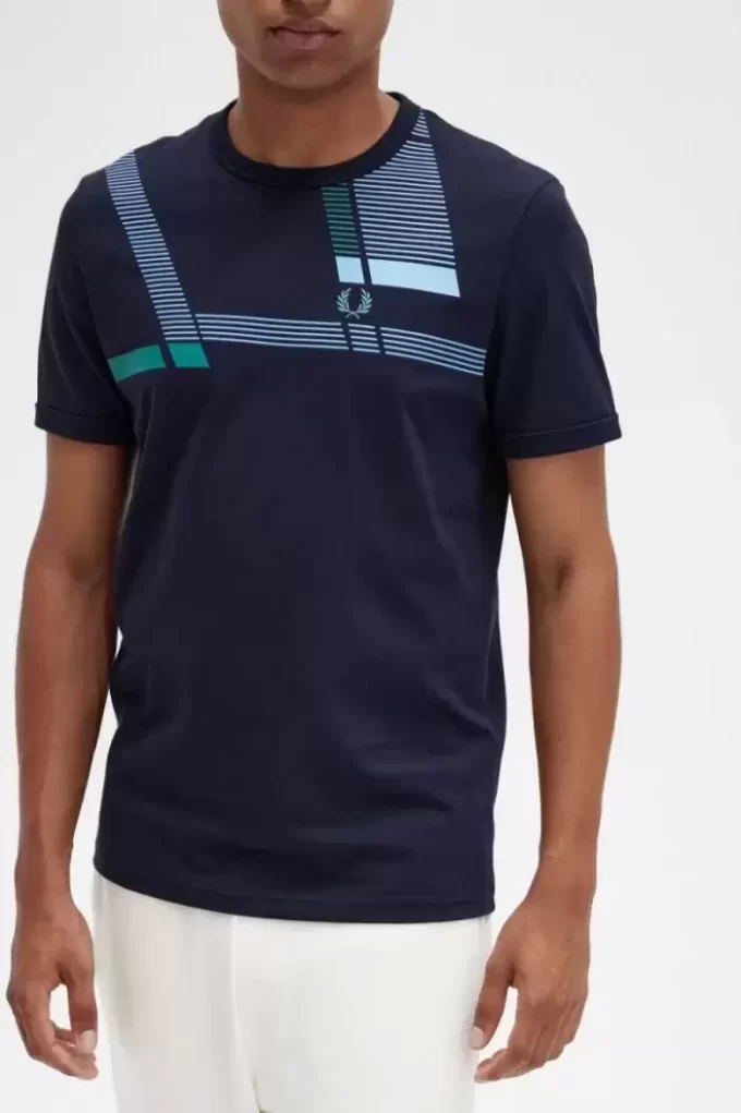 Tricou bărbătesc cu imprimeu Glitch Tricou bărbătesc cu imprimeu Glitch
