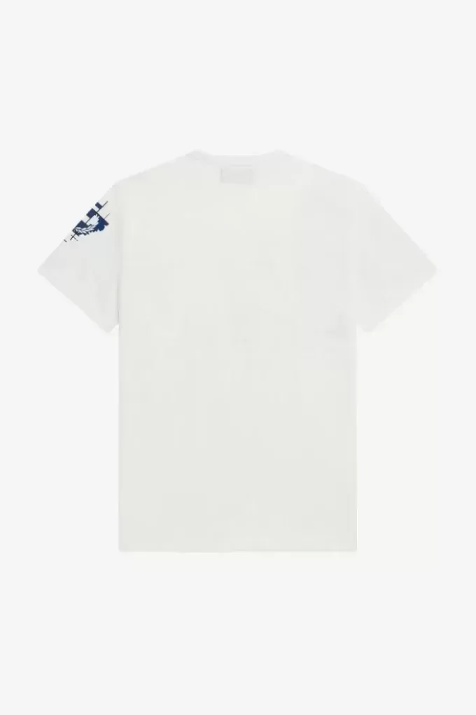 Tricou bărbătesc cu imprimeu grilă Tricou bărbătesc cu imprimeu grilă