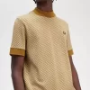 Tricou bărbătesc cu imprimeu micro-chequerboard Tricou bărbătesc cu imprimeu micro-chequerboard