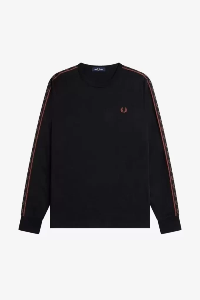 Tricou bărbătesc cu mânecă lungă și bandă adezivă Tricou bărbătesc cu mânecă lungă și bandă adezivă
