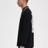Tricou bărbătesc cu mânecă lungă și grafică Rave Tricou bărbătesc cu mânecă lungă și grafică Rave