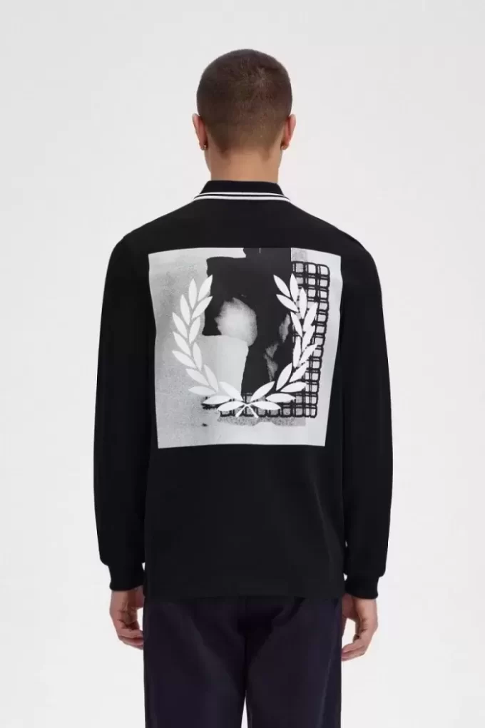 Tricou bărbătesc cu mânecă lungă și grafică Rave Tricou bărbătesc cu mânecă lungă și grafică Rave