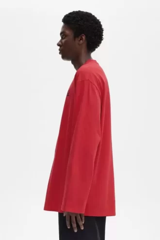 Tricou bărbătesc cu mânecă lungă și imprimeu