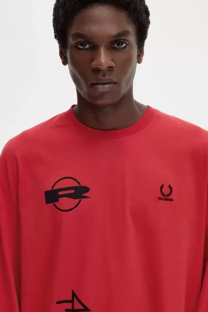 Tricou bărbătesc cu mânecă lungă și imprimeu Tricou bărbătesc cu mânecă lungă și imprimeu