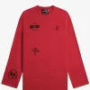 Tricou bărbătesc cu mânecă lungă și imprimeu Tricou bărbătesc cu mânecă lungă și imprimeu