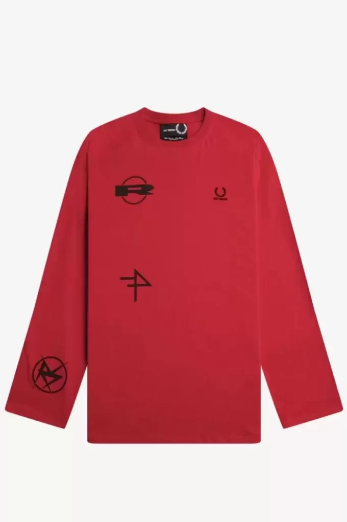 Tricou bărbătesc cu mânecă lungă și imprimeu Tricou bărbătesc cu mânecă lungă și imprimeu