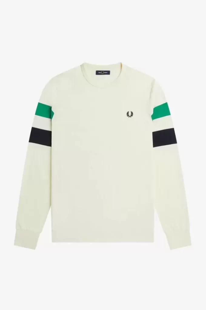 Tricou bărbătesc cu mânecă lungă și panouri Tricou bărbătesc cu mânecă lungă și panouri