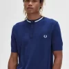 Tricou bărbătesc Henley tricotat cu cabluri Tricou bărbătesc Henley tricotat cu cabluri