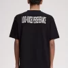 Tricou bărbătesc relaxat cu imprimeu petic Tricou bărbătesc relaxat cu imprimeu petic