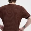 Tricou bărbătesc tricotat texturat Tricou bărbătesc tricotat texturat