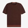 Tricou bărbătesc tricotat texturat Tricou bărbătesc tricotat texturat