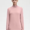 Tricou cu guler rulat pentru femei Tricou cu guler rulat pentru femei