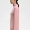 Tricou cu guler rulat pentru femei Tricou cu guler rulat pentru femei