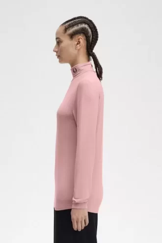 Tricou cu guler rulat pentru femei