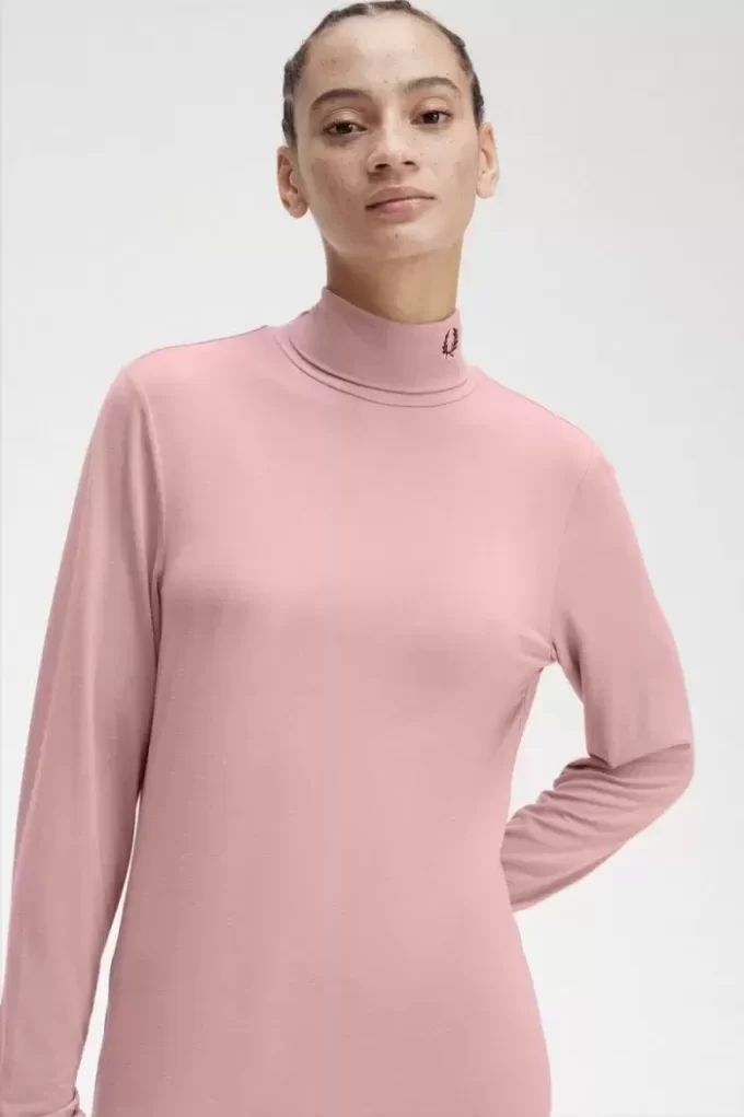 Tricou cu guler rulat pentru femei Tricou cu guler rulat pentru femei