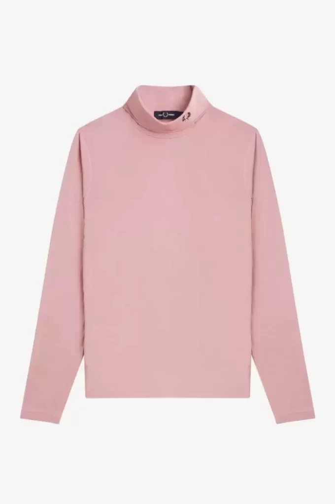 Tricou cu guler rulat pentru femei Tricou cu guler rulat pentru femei