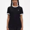 Tricou de damă cu bandă elastică Ringer