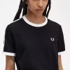 Tricou de damă cu bandă elastică Ringer