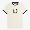 Tricou de damă cu coroană de laur și imprimeu plușat Tricou de damă cu coroană de laur și imprimeu plușat