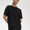Tricou de damă cu garnitură transparentă din piqué Tricou de damă cu garnitură transparentă din piqué