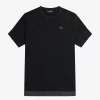 Tricou de damă cu garnitură transparentă din piqué Tricou de damă cu garnitură transparentă din piqué
