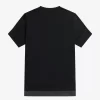 Tricou de damă cu garnitură transparentă din piqué Tricou de damă cu garnitură transparentă din piqué