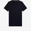 Tricou de damă cu guler înalt și garnitură Jacquard Tricou de damă cu guler înalt și garnitură Jacquard