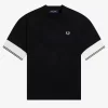 Tricou de damă cu manșetă tip piqué Tricou de damă cu manșetă tip piqué