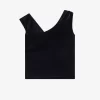 Tricou de damă din velur, cu umăr gol