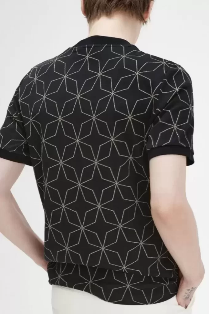 Tricou geometric pentru bărbați Tricou geometric pentru bărbați