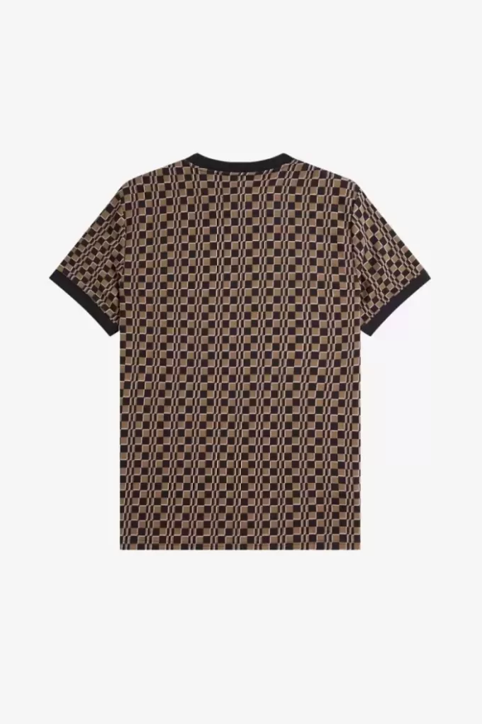 Tricou Glitch Chequerboard pentru bărbați Tricou Glitch Chequerboard pentru bărbați