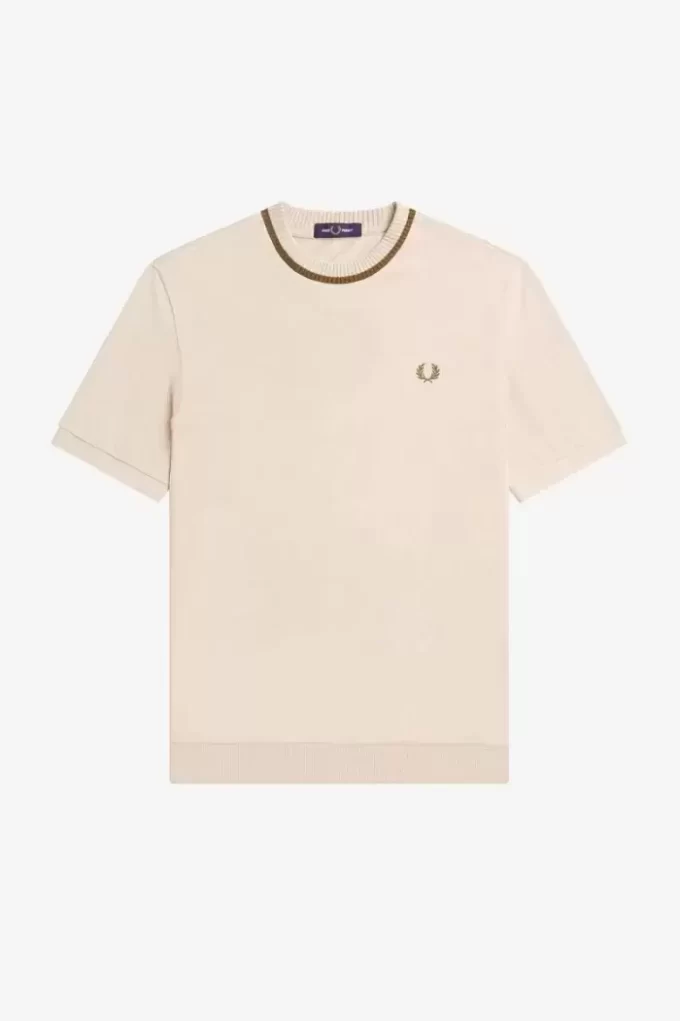Tricou Piqué cu guler rotund pentru bărbați Tricou Piqué cu guler rotund pentru bărbați