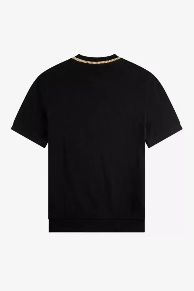 Tricou Piqué cu guler rotund pentru bărbați Tricou Piqué cu guler rotund pentru bărbați