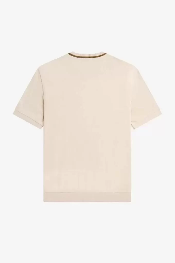 Tricou Piqué cu guler rotund pentru bărbați Tricou Piqué cu guler rotund pentru bărbați