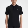 Tricou polo bărbătesc cu bandă tip fagure Tricou polo bărbătesc cu bandă tip fagure