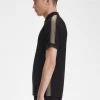 Tricou polo bărbătesc cu bandă tip fagure Tricou polo bărbătesc cu bandă tip fagure