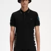 Tricou polo bărbătesc cu logo grafic Tricou polo bărbătesc cu logo grafic
