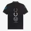 Tricou polo bărbătesc cu logo grafic Tricou polo bărbătesc cu logo grafic