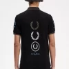Tricou polo bărbătesc cu logo grafic Tricou polo bărbătesc cu logo grafic