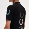 Tricou polo bărbătesc cu logo grafic Tricou polo bărbătesc cu logo grafic