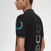 Tricou polo bărbătesc cu logo grafic Tricou polo bărbătesc cu logo grafic