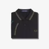 Tricou polo bărbătesc cu logo grafic Tricou polo bărbătesc cu logo grafic