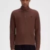 Tricou polo bărbătesc cu mânecă lungă din bumbac cu model fagure de miere Tricou polo bărbătesc cu mânecă lungă din bumbac cu model fagure de miere