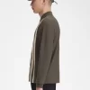 Tricou polo bărbătesc cu mânecă lungă și dungi gradiente Tricou polo bărbătesc cu mânecă lungă și dungi gradiente