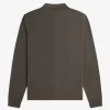 Tricou polo bărbătesc cu mânecă lungă și dungi gradiente Tricou polo bărbătesc cu mânecă lungă și dungi gradiente