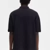 Tricou polo bărbătesc supradimensionat cu imprimeu Tricou polo bărbătesc supradimensionat cu imprimeu