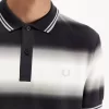Tricou polo cu dungi gradiente pentru bărbați Tricou polo cu dungi gradiente pentru bărbați