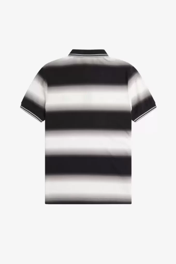Tricou polo cu dungi gradiente pentru bărbați Tricou polo cu dungi gradiente pentru bărbați