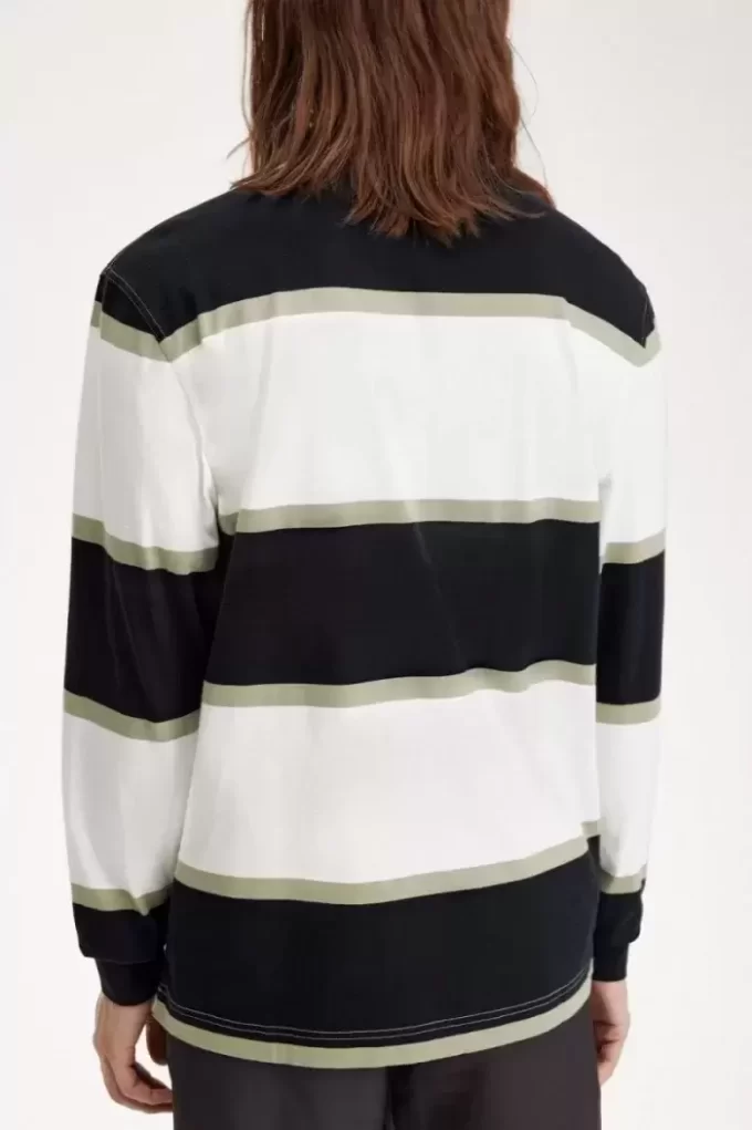 Tricou polo cu dungi relaxate pentru bărbați Tricou polo cu dungi relaxate pentru bărbați