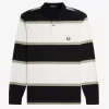 Tricou polo cu dungi relaxate pentru bărbați Tricou polo cu dungi relaxate pentru bărbați